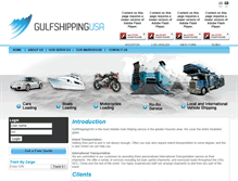 Tablet Screenshot of gulfshippingusa.com